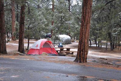 winter camping